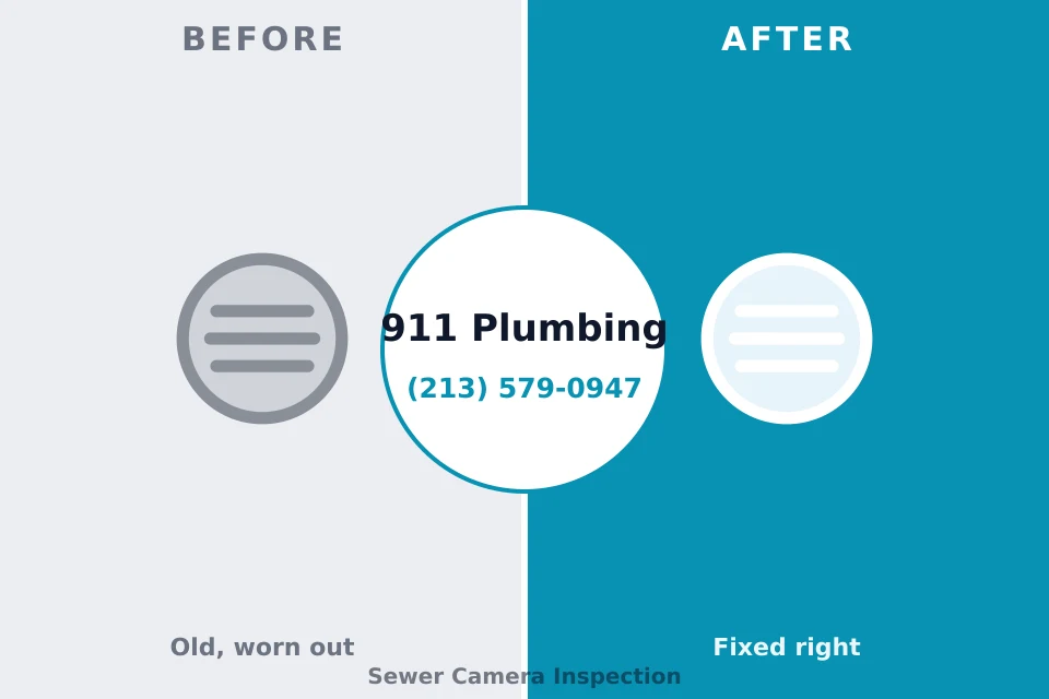 Before and after: plumbing company Moorhead, MN